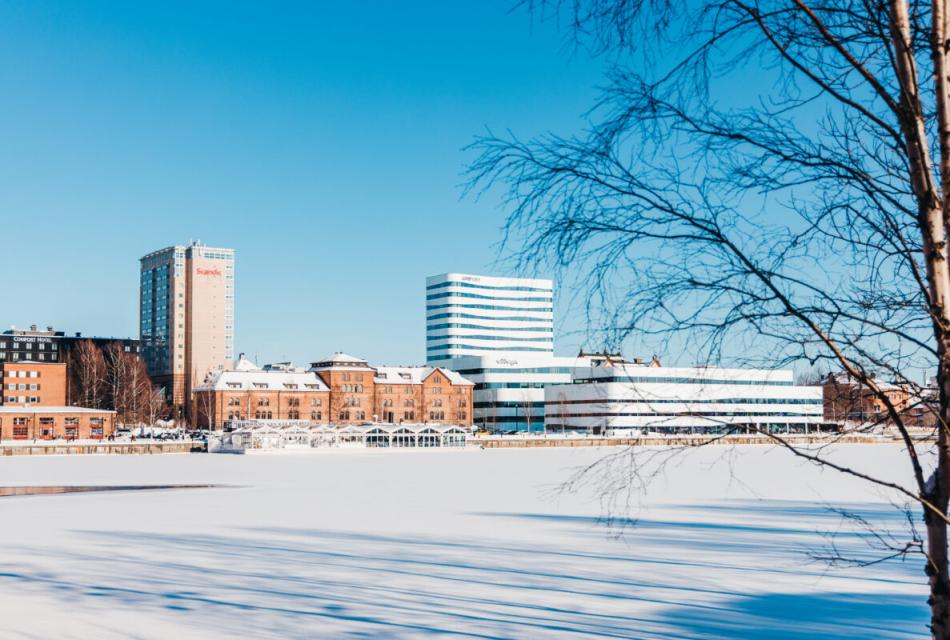 Vy över Umeå
