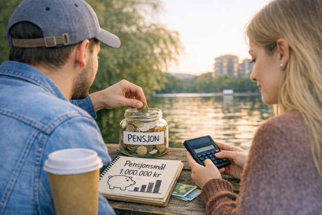 Unga människor pensionssparar