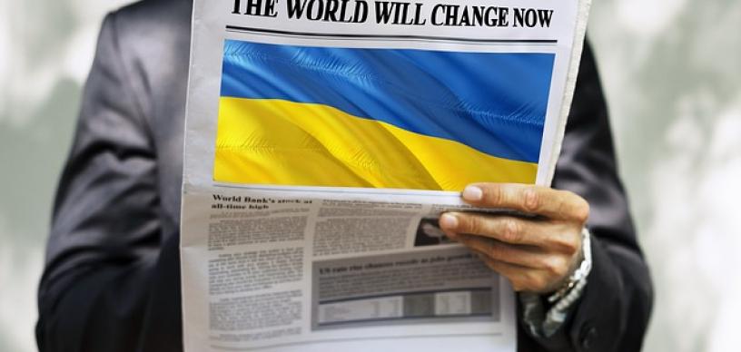 Ukraina i tidning