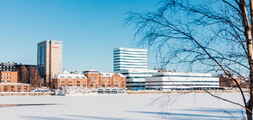 Vy över Umeå