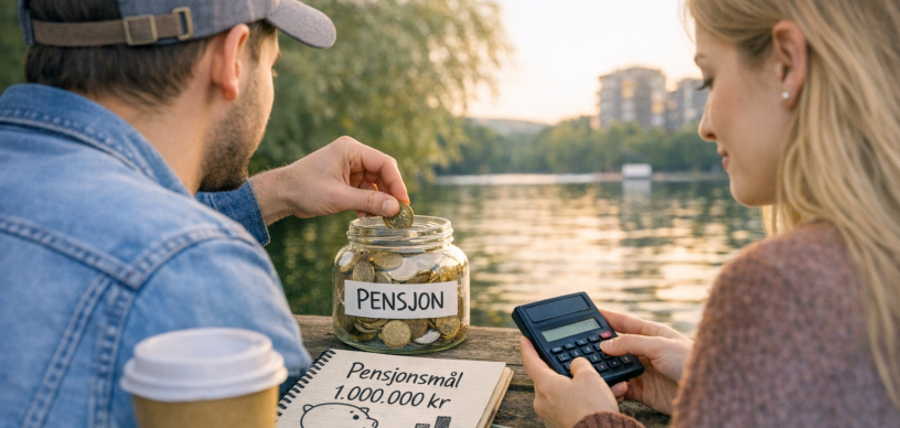 Unga människor pensionssparar